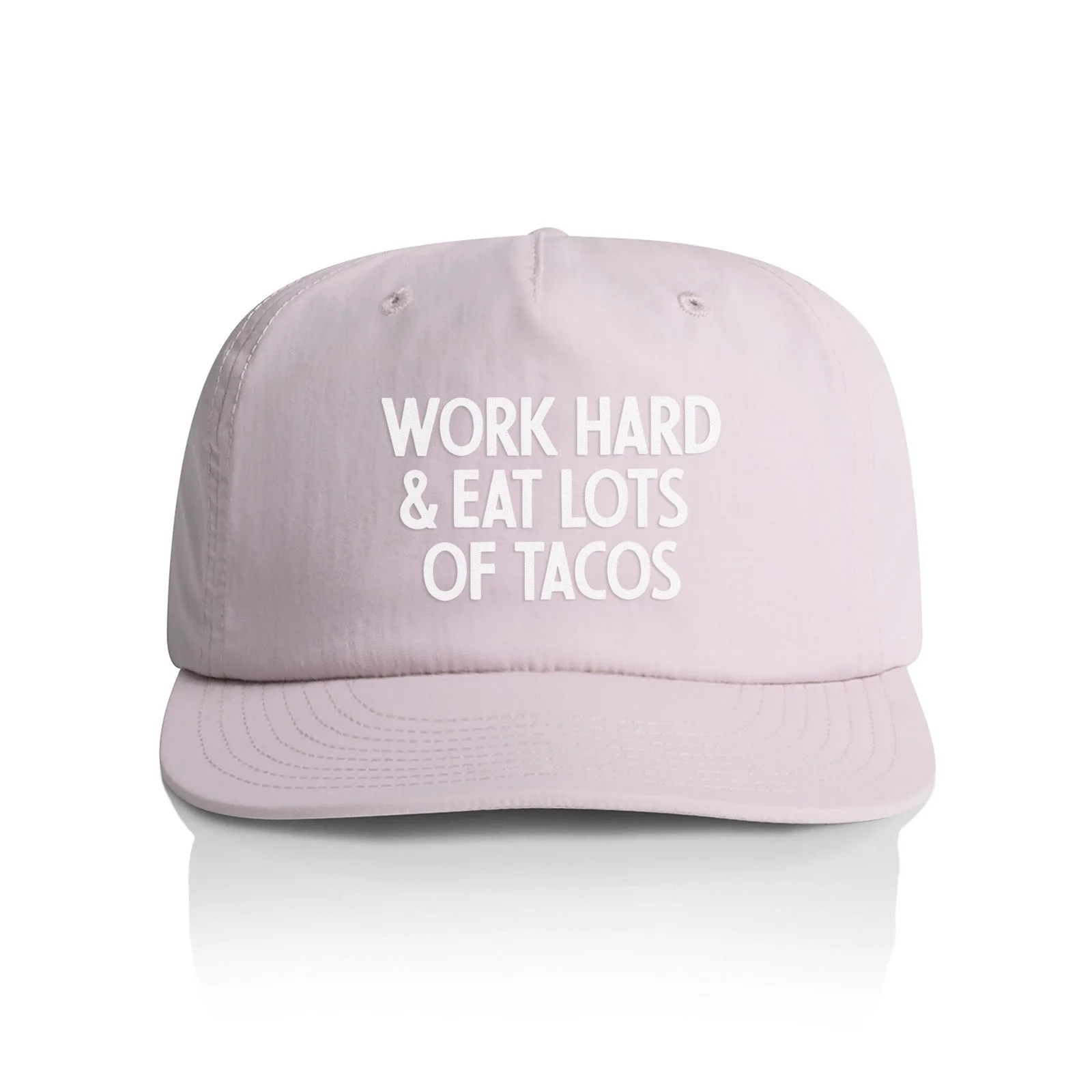 Frankie Jean Work Hard & Eat Tacos Nylon Snapback - Image 6